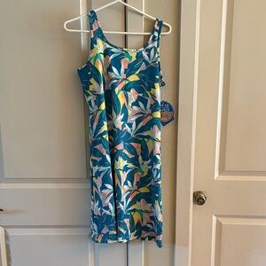 NWT Women’s Columbia PFG Tropical Floral Sleeveless Dress